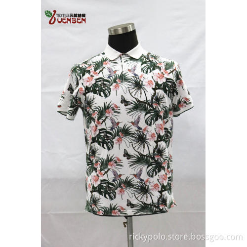95%Cotton 5%Spandex Solid Jersey With Printed Shirt